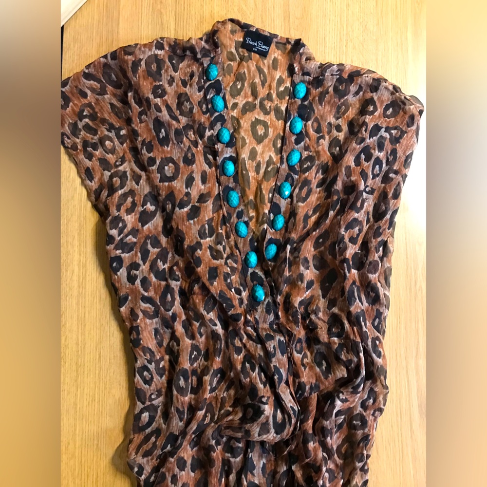 Beach bunny leopard coverup